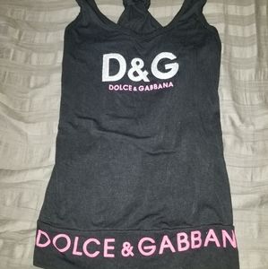 Dolce and Gabbana racer back tank top